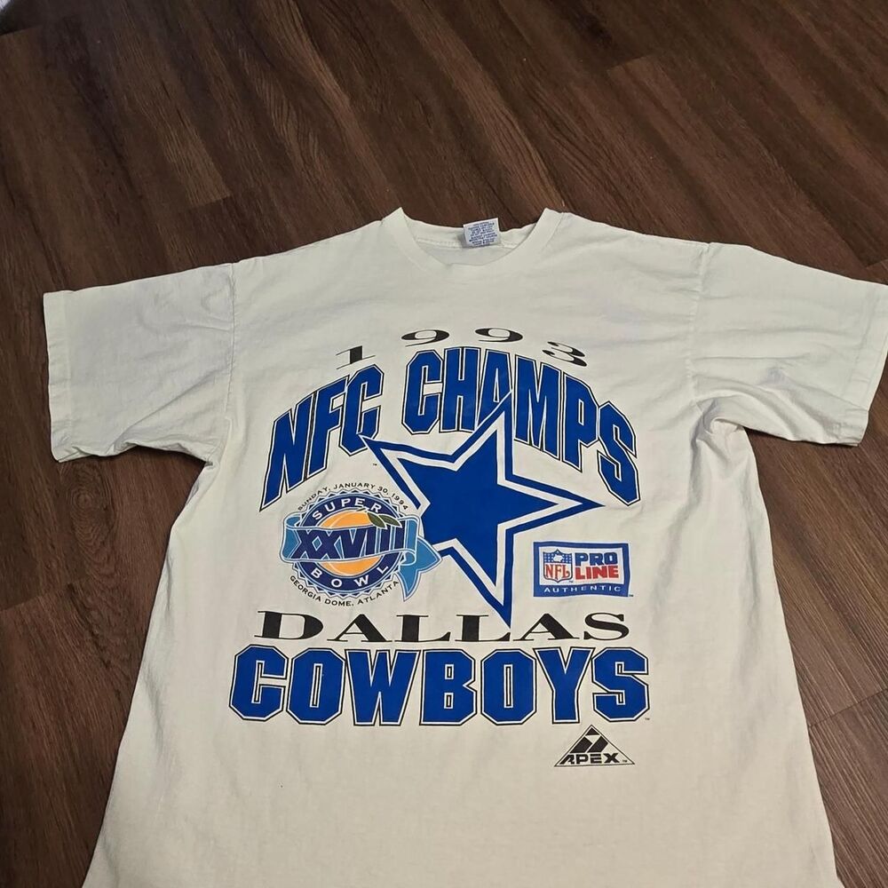 Dallas Cowboys Vintage 90's Apex-one Men's multi-T-shirt XL single stitch